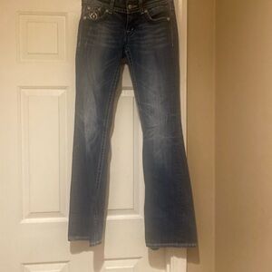 Miss Me jeans size 27 bootcut(jw6108b) inseam 31 1/2 inches